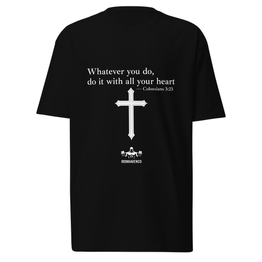 Whatever you do Men’s premium heavyweight tee