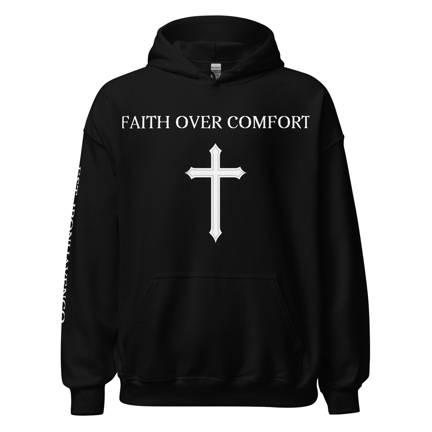 Faith Over Comfort Hoodie | Premium Unisex Fleece Hoodie